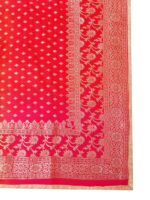 Way2Like Women Banarasi Silk Chunni Dupatta Scarf Wedding Party Wear Hijab Stole - Image 4