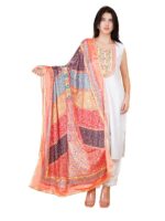 Way2Like Pakistani Dupatta Traditional Chinnon Party Wear Heavy Work Scarf Women