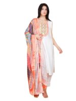 Way2Like Pakistani Dupatta Traditional Chinnon Party Wear Heavy Work Scarf Women - Image 2