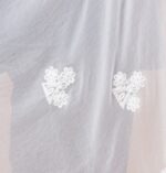 Way2Like Designer Chiffon White Dupatta Embroidered Scarves Traditional Chunni - Image 3