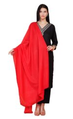 Way2Like Women Silk Embroidered Dupatta Wrap Scarves Traditional Scarf Hijab - Image 5