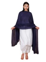 Way2Like Women Silk Embroidered Dupatta Wrap Scarves Traditional Scarf Hijab - Image 4