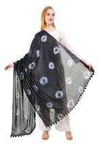 Dupatta Pure Cotton Bandhani Printed Long Stole Veil Hijab Scarf Wrap - Image 10
