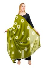 Dupatta Pure Cotton Bandhani Printed Long Stole Veil Hijab Scarf Wrap - Image 8
