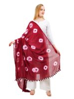 Dupatta Pure Cotton Bandhani Printed Long Stole Veil Hijab Scarf Wrap - Image 7