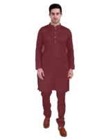 Dupion Silk Kurta Pajama Set Stylish Straight Ethnic Dress Festival Wedding Wear
